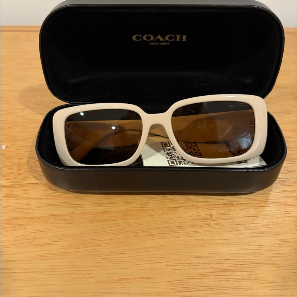 Coach Women's Beige Sunglasses